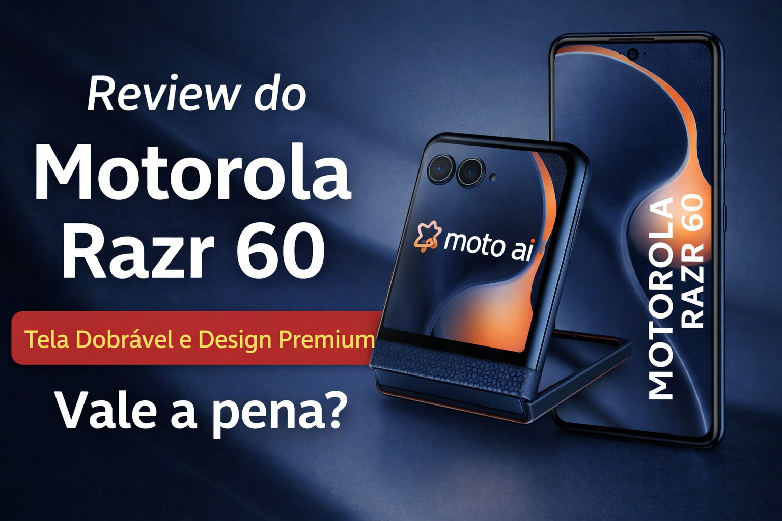 Leia mais sobre o artigo Review: Smartphone Motorola Razr 60 – 256GB 24GB (12GB RAM + 12GB RAM Boost) Tela Dobrável 6,9″ pOLED + Tela Externa 3,6″ Moto AI