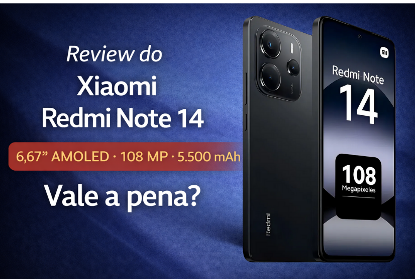 No momento, você está visualizando Review do Xiaomi Redmi Note 14: principais destaques e vale a pena?