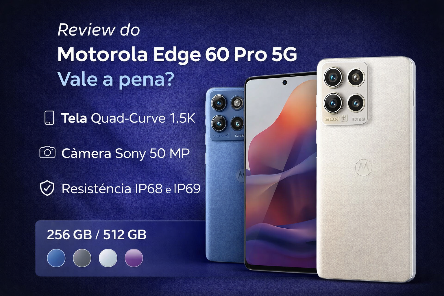 Leia mais sobre o artigo Review Motorola Edge 60 Pro 5G (2026): potência premium, câmera Sony e resistência militar