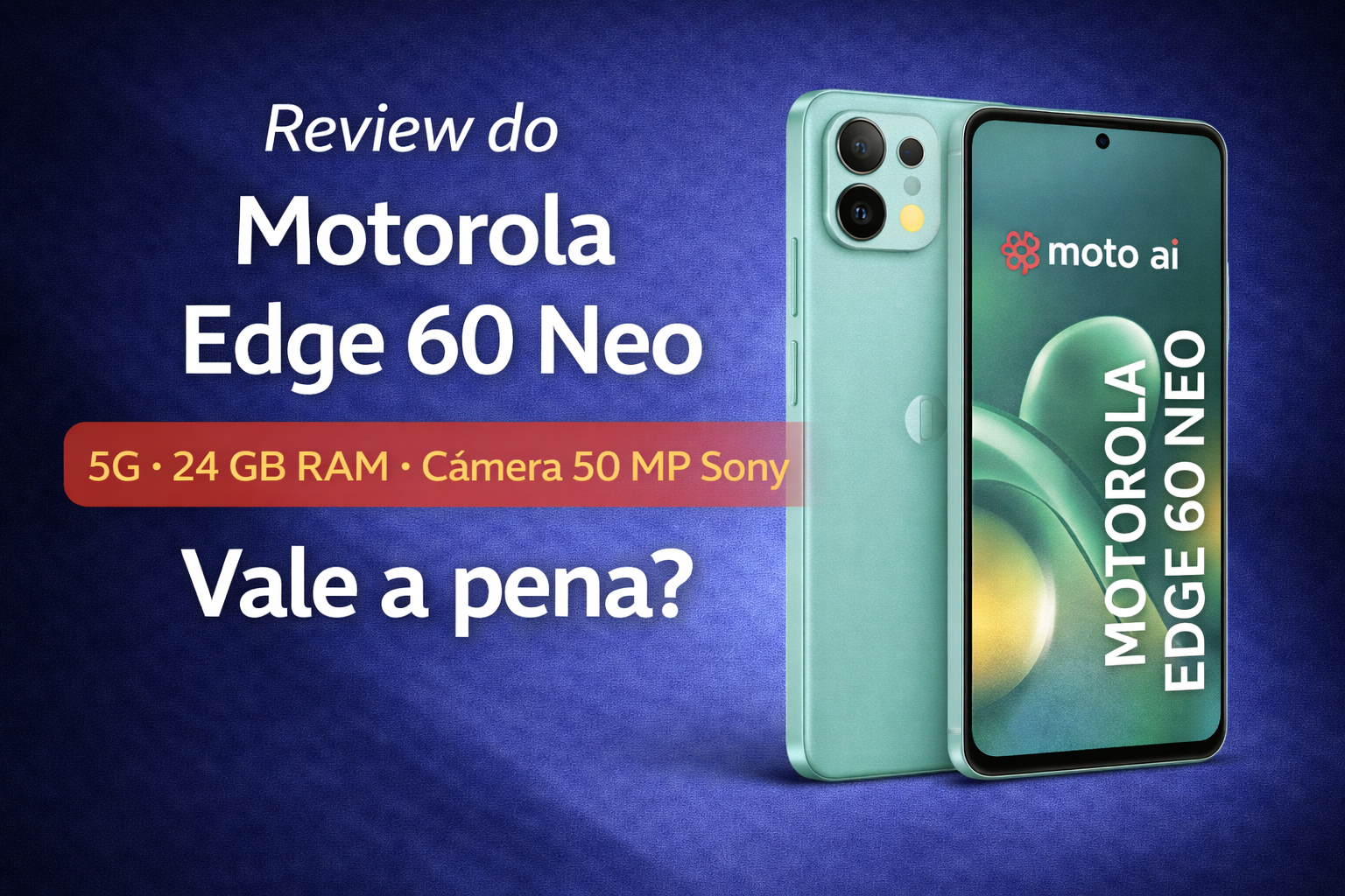 Leia mais sobre o artigo Review do Motorola Edge 60 Neo 5G: vale a pena comprar em 2026?