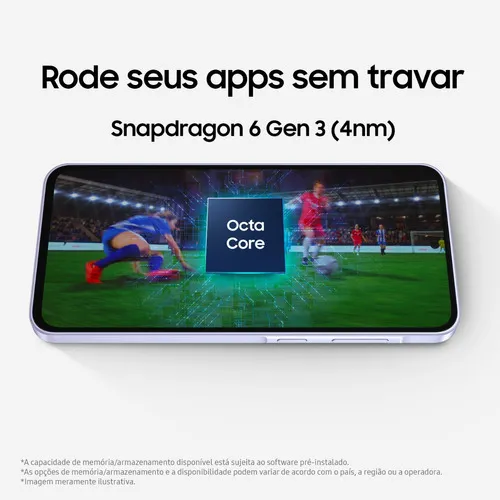 Processador Snapdragon 6 Gen 3 Galaxy A36